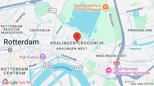 Apartments for rent i Rotterdam Kralingen-Crooswijk - kort over placeringen