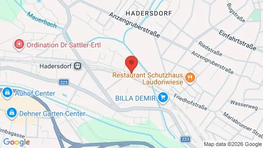 Apartments for rent i Wien Penzing - kort over placeringen