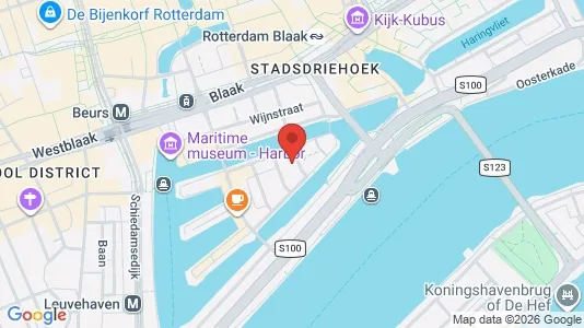 Apartments for rent i Rotterdam Centrum - kort over placeringen