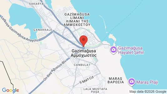Apartments for rent i Famagusta - kort over placeringen
