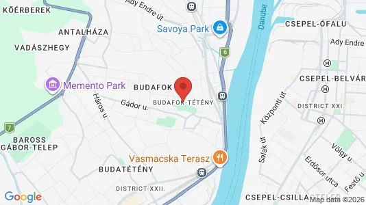 Apartments for rent i Budapest Budafok-Tétény - kort over placeringen