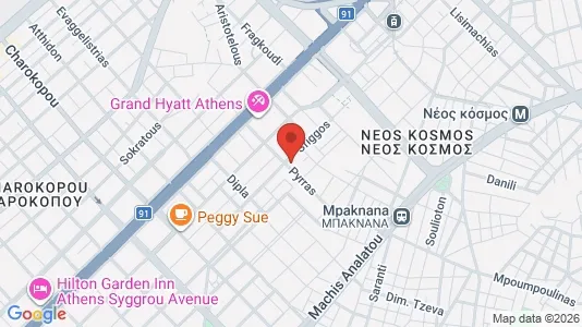 Apartments for rent i Athens Akropoli - kort over placeringen