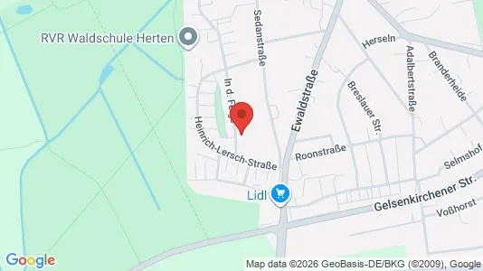 Apartments for rent i Recklinghausen - kort over placeringen