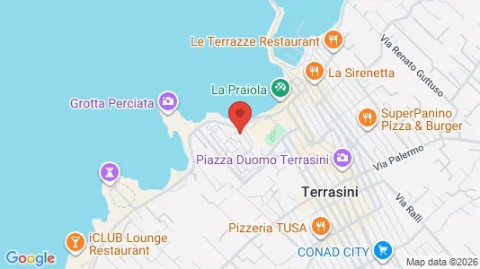 Apartments for rent i Terrasini - kort over placeringen