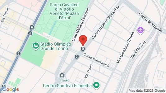 Rooms for rent i Turin - kort over placeringen