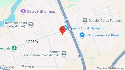Apartments for rent i Nyköping - kort over placeringen