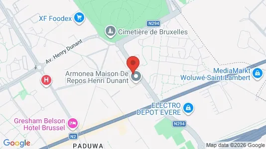 Apartments for rent i Brussels Evere - kort over placeringen