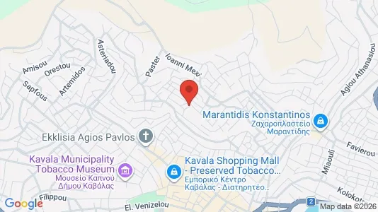 Apartments for rent i Kavala - kort over placeringen