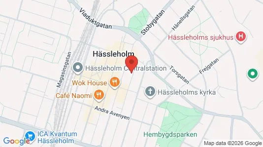 Apartments for rent i Hässleholm - kort over placeringen