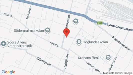 Apartments for rent i Sundsvall - kort over placeringen