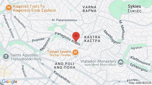 Apartments for rent i Neapoli-Sykies - kort over placeringen