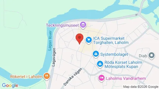Apartments for rent i Laholm - kort over placeringen