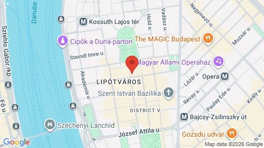 Apartments for rent i Budapest Belváros-Lipótváros - kort over placeringen