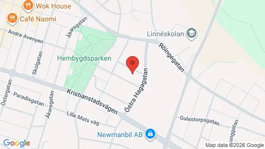 Apartments for rent i Hässleholm - kort over placeringen