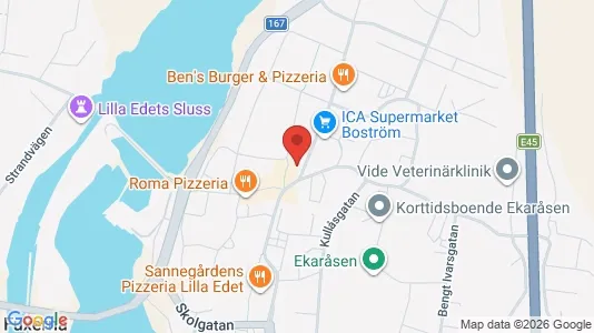 Apartments for rent i Lilla Edet - kort over placeringen