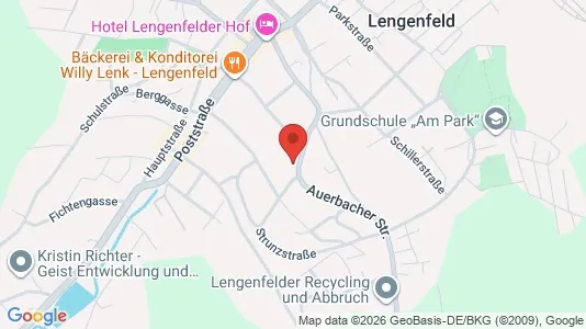 Apartments for rent i Vogtlandkreis - kort over placeringen