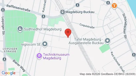 Apartments for rent i Magdeburg - kort over placeringen