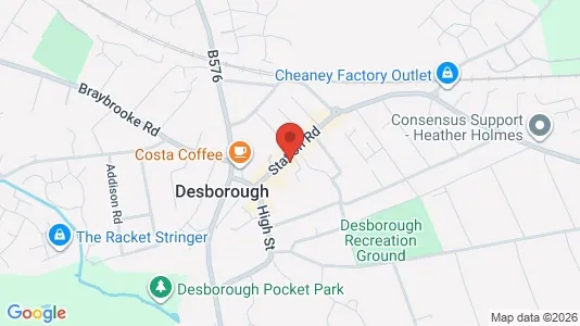 Apartments for rent i Kettering - Northamptonshire - kort over placeringen