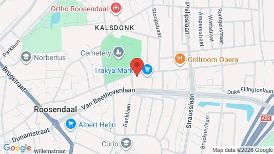 Apartments for rent i Roosendaal - kort over placeringen