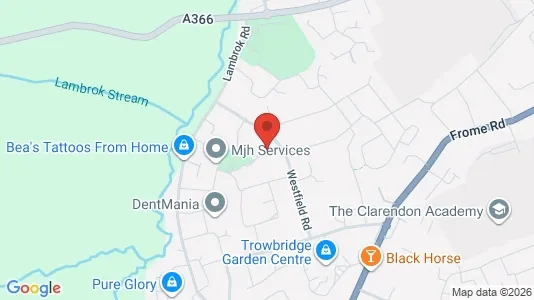 Apartments for rent i Trowbridge - Wiltshire - kort over placeringen