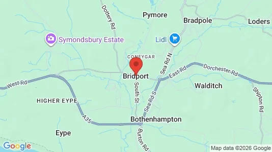 Apartments for rent i Bridport - Dorset - kort over placeringen