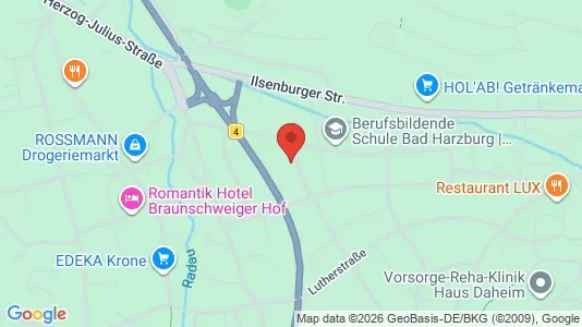 Apartments for rent i Goslar - kort over placeringen