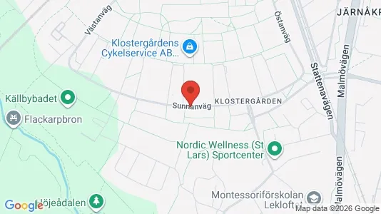 Apartments for rent i Lund - kort over placeringen