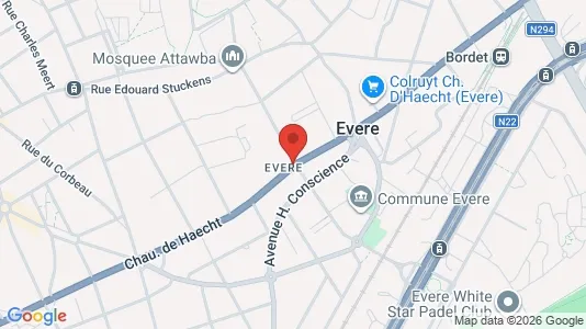 Apartments for rent i Brussels Evere - kort over placeringen