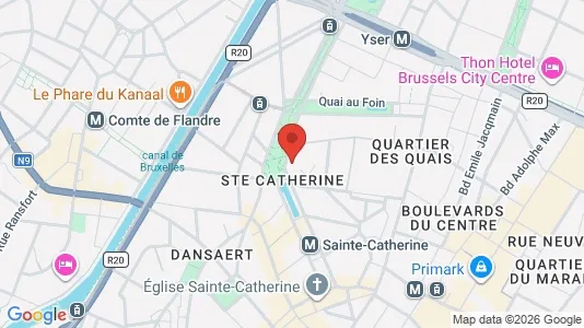 Apartments for rent i Stad Brussel - kort over placeringen