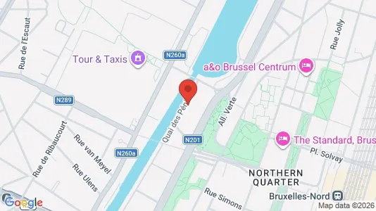 Apartments for rent i Stad Brussel - kort over placeringen