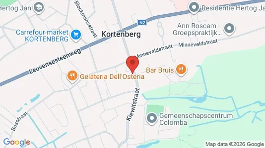Apartments for rent i Kortenberg - kort over placeringen