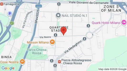 Apartments for rent i Milano Zona 5 - Vigentino, Chiaravalle, Gratosoglio - kort over placeringen