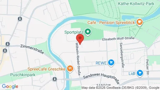 Apartments for rent i Cottbus - kort over placeringen