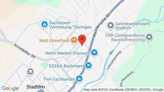 Apartments for rent i Ilm-Kreis - kort over placeringen