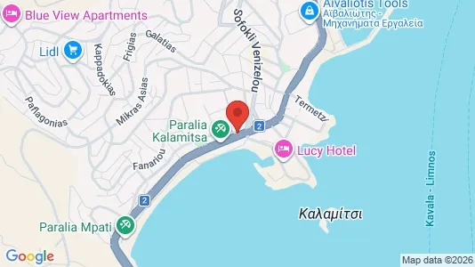 Apartments for rent i Kavala - kort over placeringen