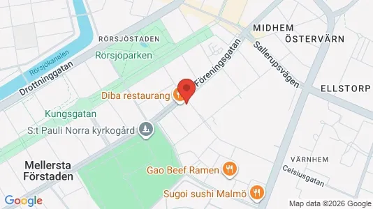 Apartments for rent i Malmö City - kort over placeringen
