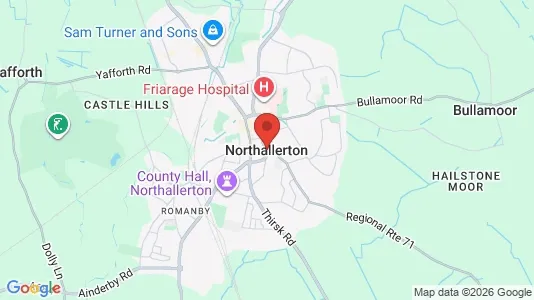 Apartments for rent i Northallerton - North Yorkshire - kort over placeringen