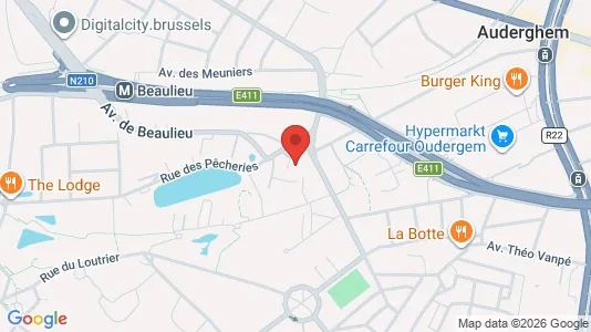 Apartments for rent i Brussels Oudergem - kort over placeringen