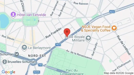 Apartments for rent i Stad Brussel - kort over placeringen