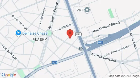 Apartments for rent i Brussels Schaarbeek - kort over placeringen