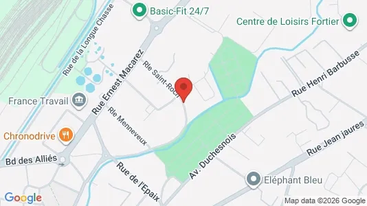 Apartments for rent i Valenciennes - kort over placeringen