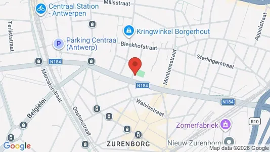 Apartments for rent i Antwerp Borgerhout - kort over placeringen