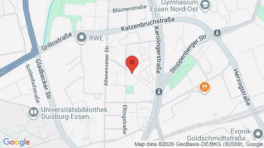 Apartments for rent i Essen - kort over placeringen