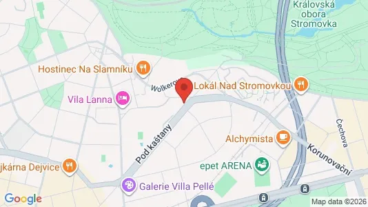 Apartments for rent i Prague 5 - kort over placeringen