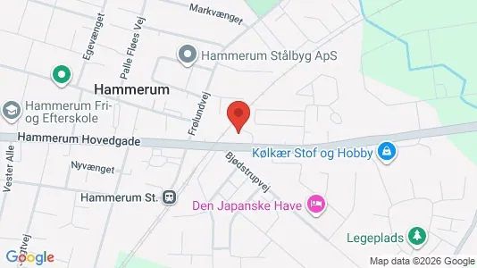 Apartments for rent i Herning - kort over placeringen