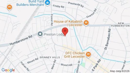 Apartments for rent i Leicester - Leicestershire - kort over placeringen