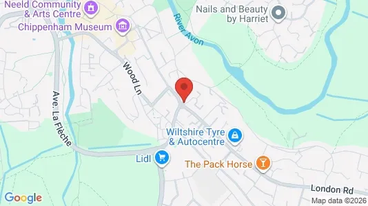 Apartments for rent i Chippenham - Wiltshire - kort over placeringen