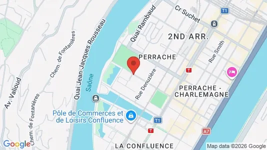 Apartments for rent i Lyon - kort over placeringen