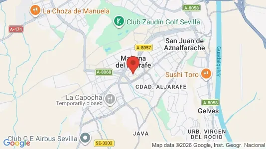 Apartments for rent i Mairena del Aljarafe - kort over placeringen