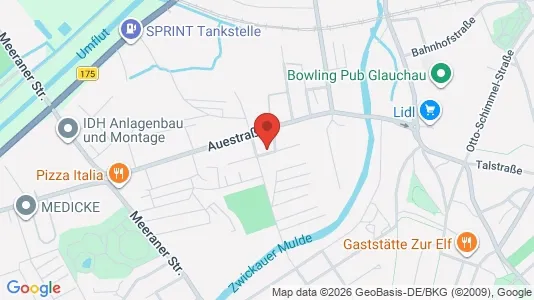 Apartments for rent i Zwickau - kort over placeringen